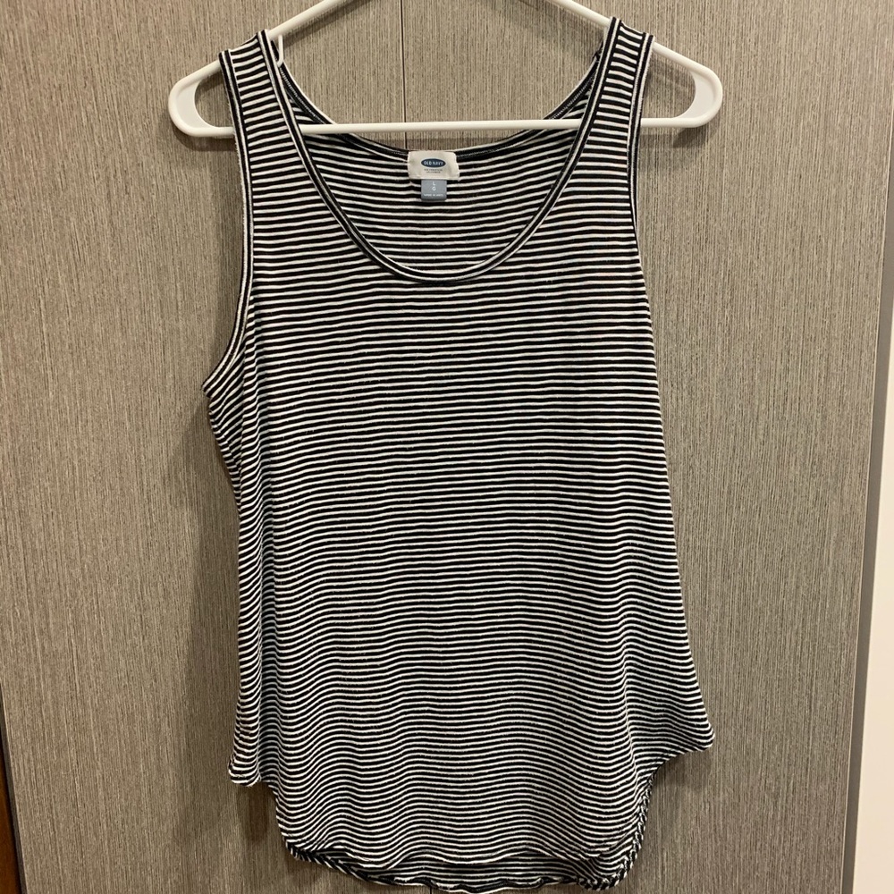 B&W Stripped Old Navy Tank top